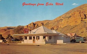 Echo Utah Echo Cafe Greetings Vintage Postcard AA67211