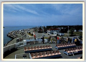 South Bay Mouth Ontario Viewed From Upper Deck Of MS Chi-Cheemaun Ferry Postcard