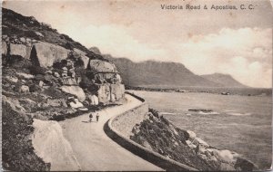 South Africa Victoria Road & Apostles Cape Town Postcard C071