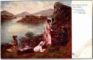 Tucks 1158 Illustrated Songs, Killarney Vintage Postcard W37