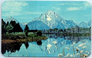 Postcard - Mt. Moran, Grand Teton National Park - Wyoming