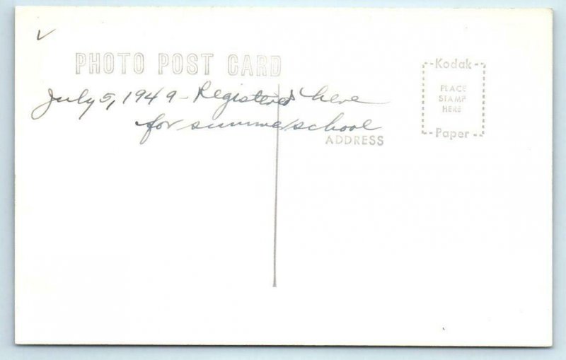 RPPC ORONO, ME ~ University of Maine ALUMNI MEMORIAL GYM ca 1950s Postcard 