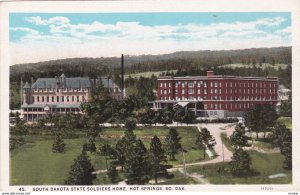 HOT SPRINGS , South Dakota, 1910-20s; State Soldier's Home