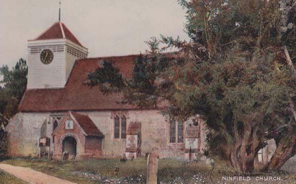 Ninfield Church Sussex Postcard