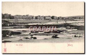 Seas - The Beach - Old Postcard