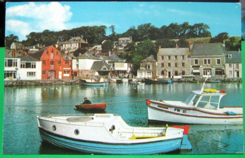 England The Harbour Padstow - posted 1973