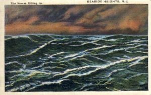 The Waves Rolling In in Seaside Heights, New Jersey