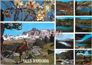  Modern Postcard Valleys of Andorra Various aspects