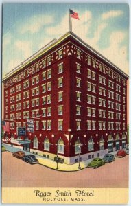 Postcard - Roger Smith Hotel - Holyoke, Massachusetts