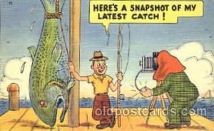 Fishing, Camera 1942 postal used 1942