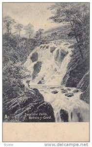 TUCK 640, Drawing by F.V. Hayes, Swallow Falls, Bettws-y-Coed, Wales, United ...