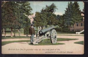 British Gun ,Cannon,Part of the Armamaent of a British Vessel BIN