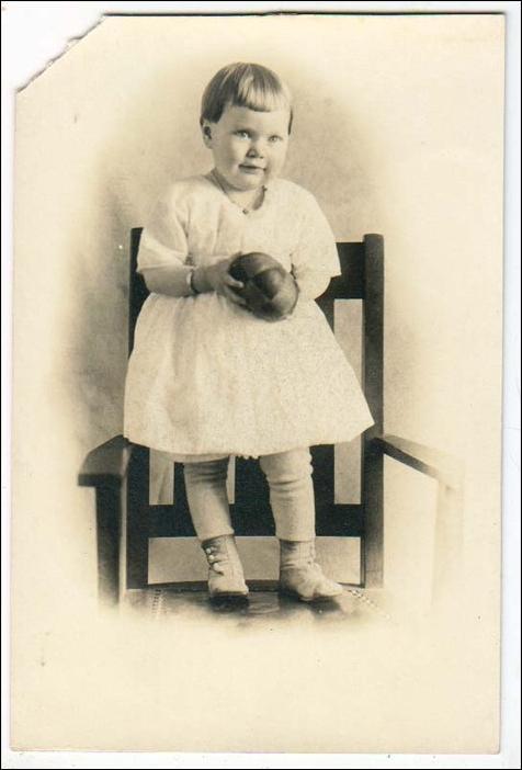 RPPC, Girl in a Chair