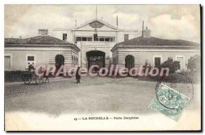 Old Postcard La Rochelle Porte Dauphine