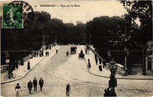 CPA Suresnes vue sur le Pont (1315064)