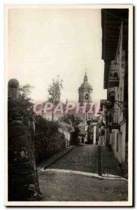 Old Postcard Fuenterrabia Calle de las Tiendas