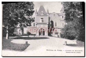 Old Postcard Surroundings of Vichy Chateau de Maulmont