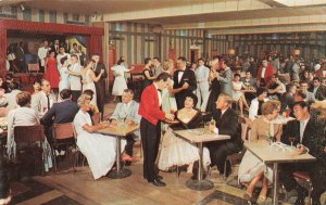 Mt Pocono PA Mount Airy Lodge The Club Suzanne Eating & Dancing Postcard 