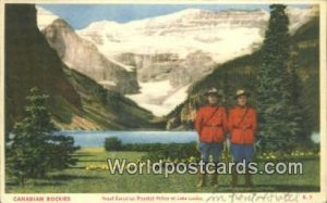 Royal Canadian Mounted Police Lake Louise Canada 1953 