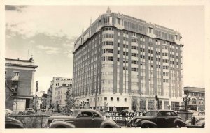 RPPC HOTEL MAPES Street Scene RENO, NV c1940s Vintage Photo Postcard