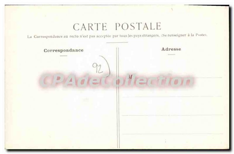 Postcard Old Saint Cloud Vue Generale