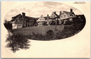 VINTAGE POSTCARD THE ALBERMARLE PARK MANOR AT ASHEVILLE NORTH CAROLINA c. 1905