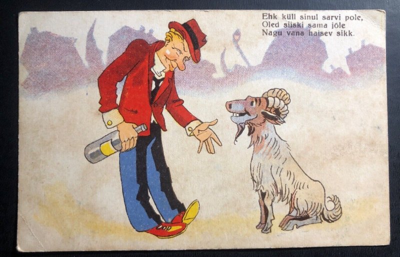 Mint Finland Comic Picture Postcard You Are Not That Handsome 