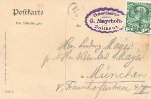 Austria Zollhaus a. Inn, Tirol Gasthof G. Mayrhofen 1909
