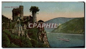 Old Postcard Schloss Rheinstein