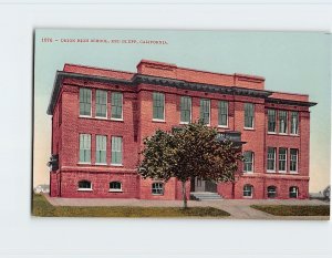 Postcard Union High School, Red Bluff, California