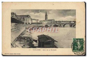 Postcard Old Toulouse Quai de la Daurade