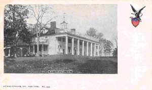 Mt Vernon Home of George Washington Virginia 1905c postcard