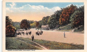 Cincinnati Ohio 1916 Postcard Scene In Eden park 