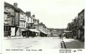 Hampshire Postcard - Old Lymington - The High Street c1900 - 8935