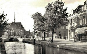 Netherlands Delft Vrouwjuttenland Vintage RPPC 07.47