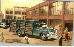 GMC TRUCKS M340 Series Bottling Plant Postcard