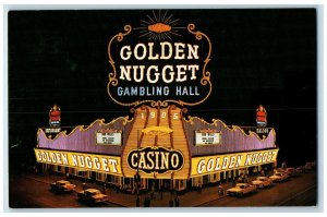 c1950's Golden Nugget Gambling Hall Saloon & Restaurant Las Vegas NV Postcard