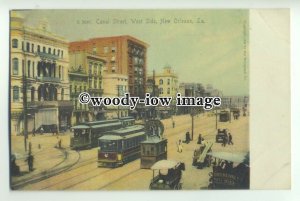 ft1403 - USA - New Orleans , Louisiana - Canal Street , west side - postcard