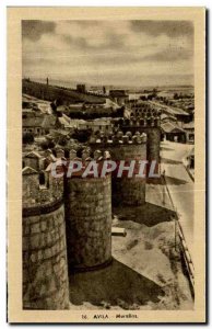 Old Postcard Avila Murallas