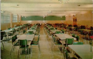 Student Cafeteria Notre Dam High School St. Louis MO Postcard PC556