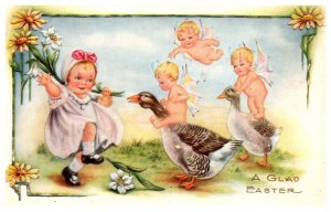 Easter  Cupids, Goose