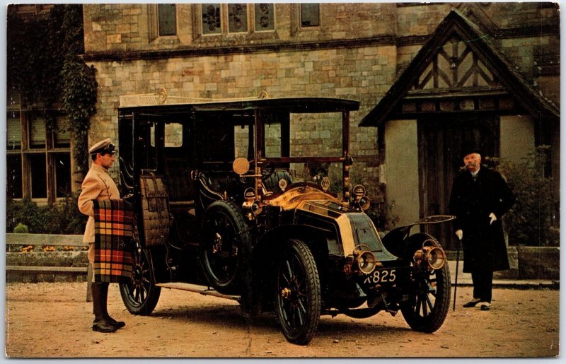 VINTAGE POSTCARD 1906 RENAULT AUTO EXAMPLE FROM MONTAGU MOTOR MUSEUM BEAULIEU UK