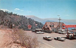 California Rim of the World Highway Lee's Cafe and Gas Station Postcard AA66148