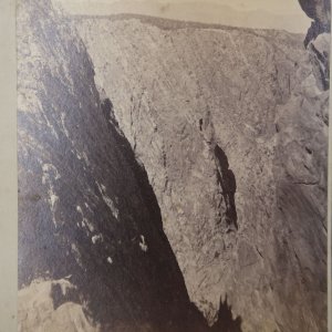 1870s JAMES THURLOW GRAND CANON OF THE ARKANSAS ACROSS THE CHASM STEREOVIEW A2