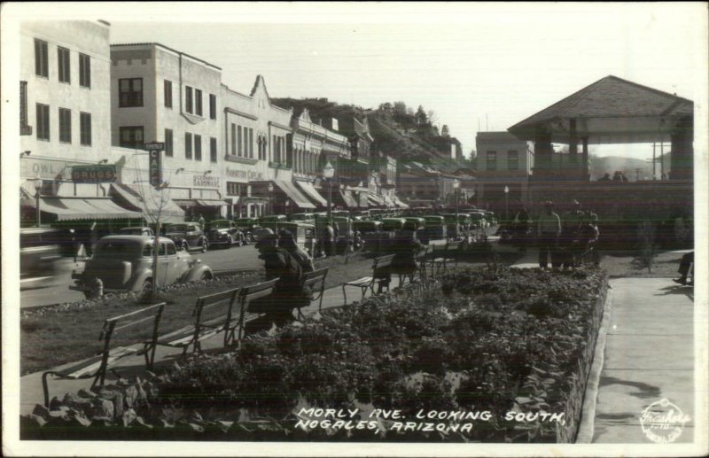 Nogales AZ Morly Ave - Frasher's Real Photo Postcard