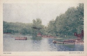 Postcard East Shore Mountain Lake NJ