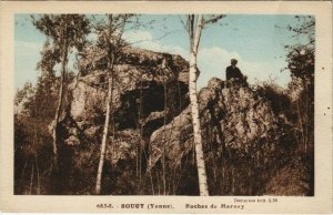 CPA SOUCY Roches de Marnay (1198670)