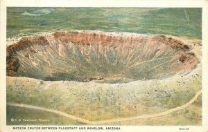 Arizona Winslow Meteor Crater Flagstaff Postcard Teich 22-7881