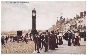 WEYMOUTH, Dorset, England, United Kingdom; Promenade, Clock Tower, 1900-10s