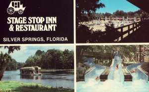 Stage Stop Inn & Restaurant - Silver Springs, Florida Postcard
